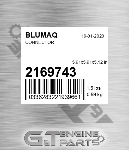 216-9743 Connector for BLUMAQ