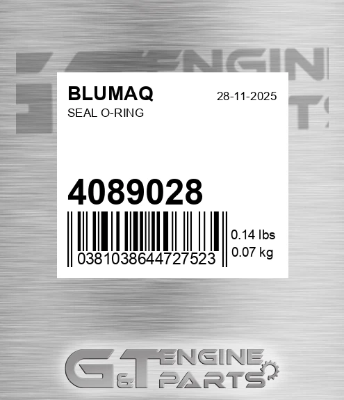 4089028 BLUMAQ Seal O-ring