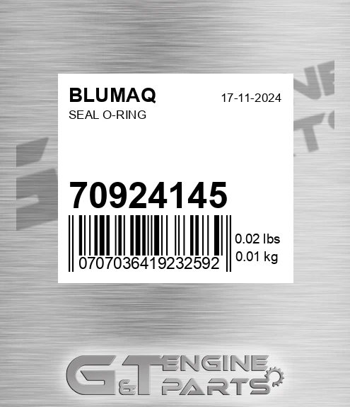70924145 BLUMAQ Seal O-ring