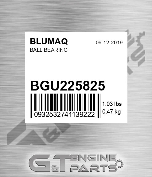 BGU225825 Ball Bearing for BLUMAQ