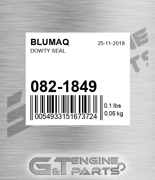 082-1849 Dowty Seal for BLUMAQ