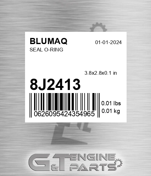 8J-2413 Seal O-ring