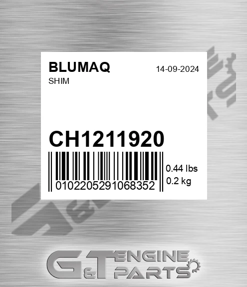 CH12119-20 Shim for BLUMAQ