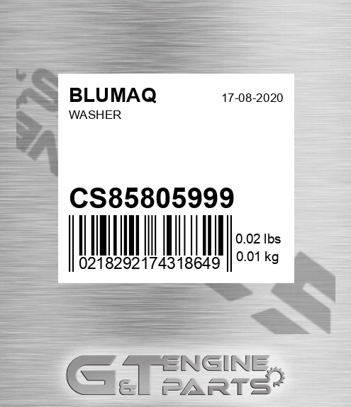 CS85805999 BLUMAQ Washer