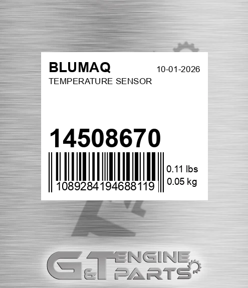 14508670 Temperature Sensor for BLUMAQ