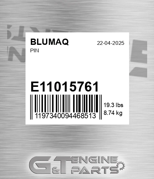 E11015761 BLUMAQ Pin