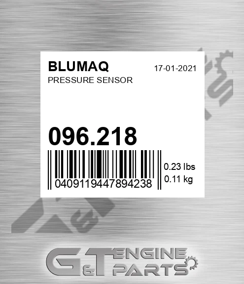 096.218 Pressure Sensor for BLUMAQ