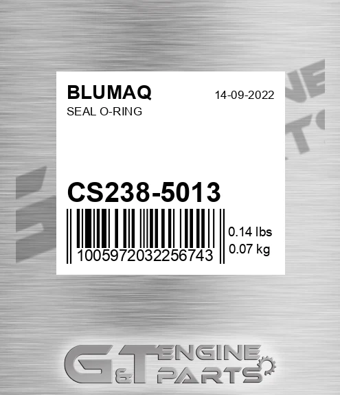 CS238-5013 Seal O-ring for BLUMAQ