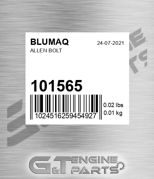101565 Allen Bolt for BLUMAQ