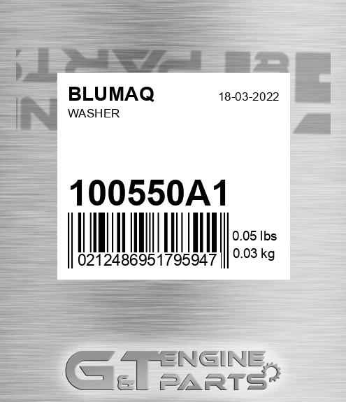 100550A1 Washer