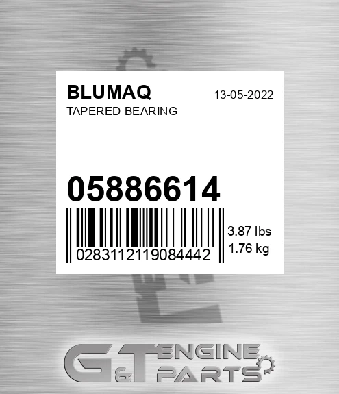 05886614 Tapered Bearing for BLUMAQ