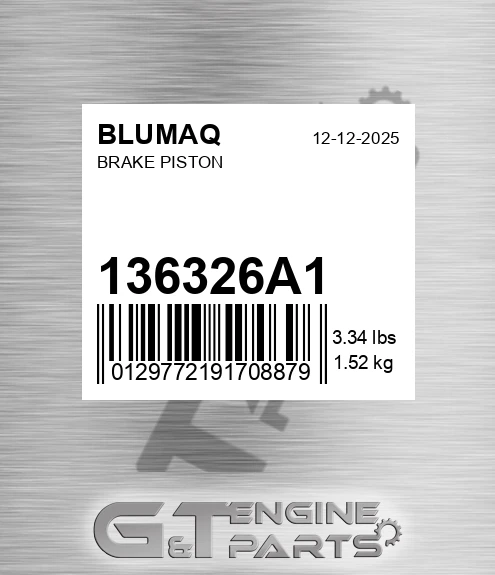 136326A1 Brake Piston
