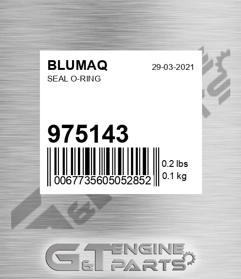 975143 BLUMAQ Seal O-ring
