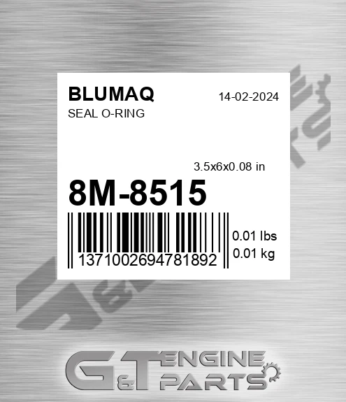 8M-8515 Seal O-ring for BLUMAQ