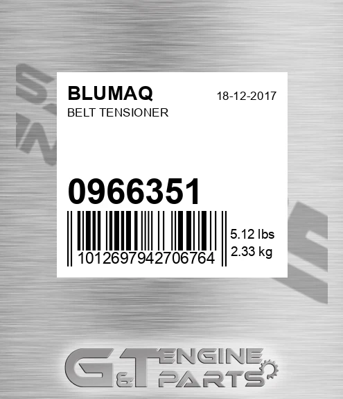 096.6351 Belt Tensioner for BLUMAQ