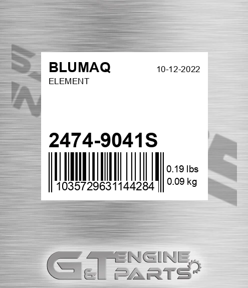 2474-9041S Element for BLUMAQ