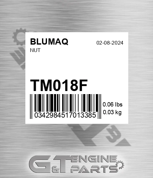 TM018F Nut
