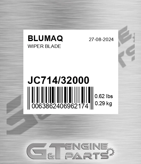 JC714/32000 Wiper Blade for BLUMAQ