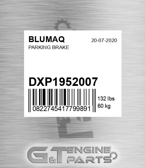 DXP1952007 Parking Brake for BLUMAQ