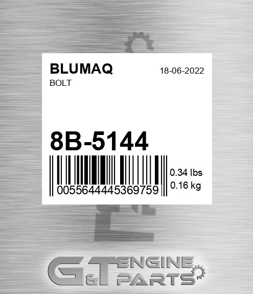 8B-5144 Bolt