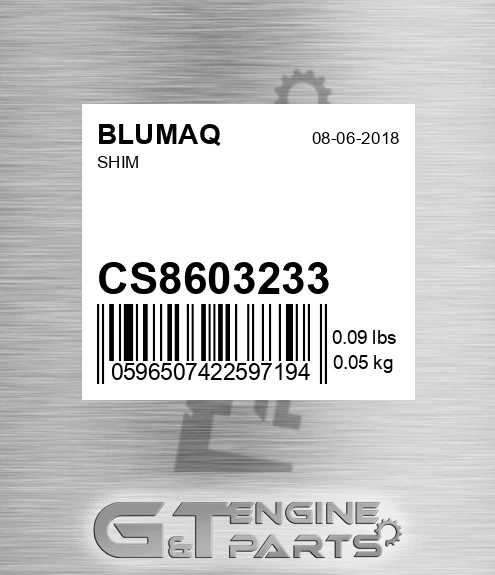 CS8603233 Shim