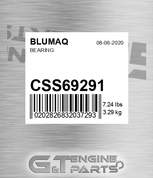CSS69291 Bearing