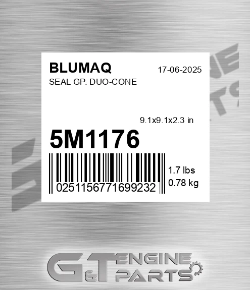 5M-1176 Seal Gp. Duo-cone