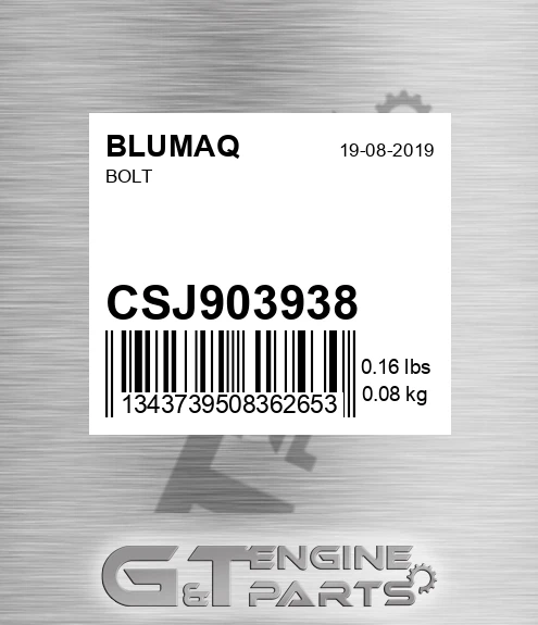 CSJ903938 Bolt