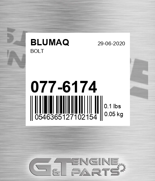 077-6174 Bolt for BLUMAQ