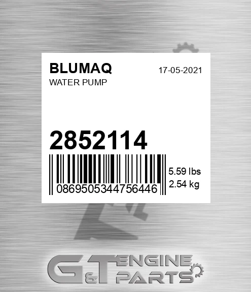 2852114 BLUMAQ Water Pump