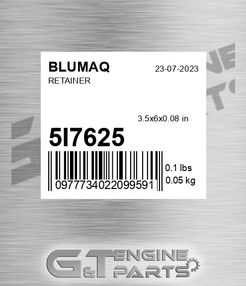 5I-7625 Retainer for BLUMAQ