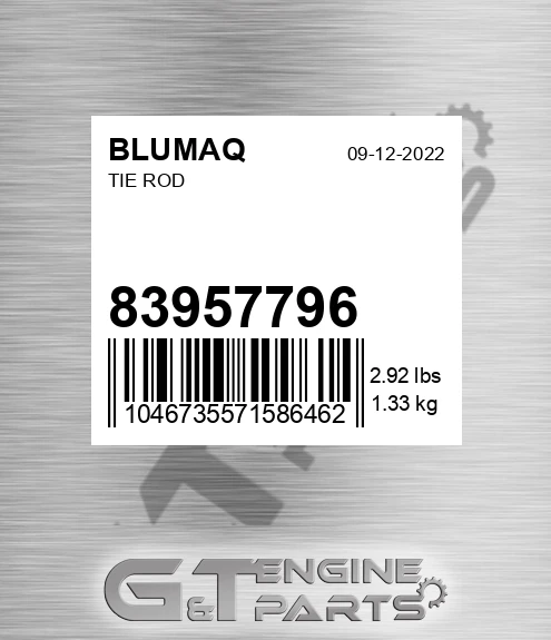 83957796 BLUMAQ Tie Rod