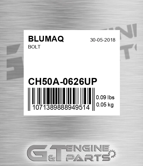 CH50A-0626UP Bolt for BLUMAQ