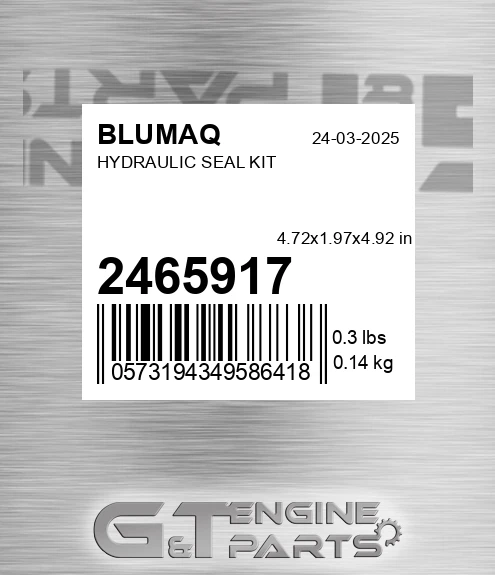 246-5917 Hydraulic Seal Kit for BLUMAQ