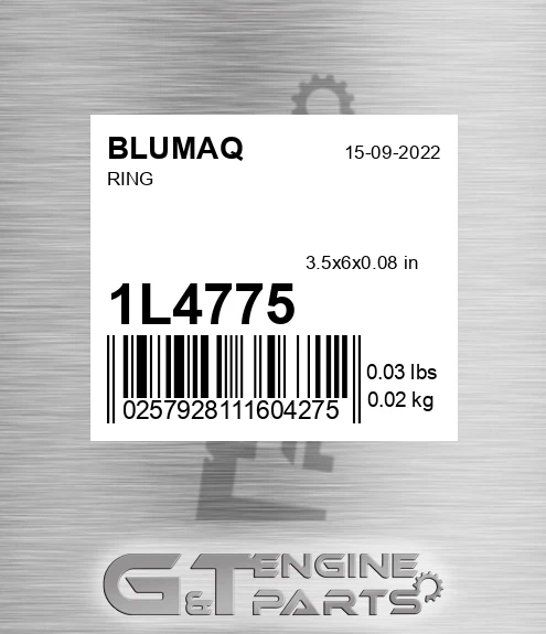 1L-4775 Ring for BLUMAQ
