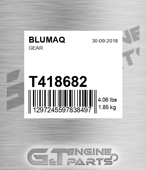 T418682 Gear for BLUMAQ