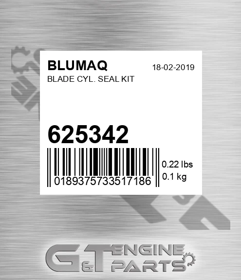 625342 Blade Cyl. Seal Kit for BLUMAQ
