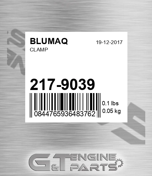 217-9039 BLUMAQ Clamp