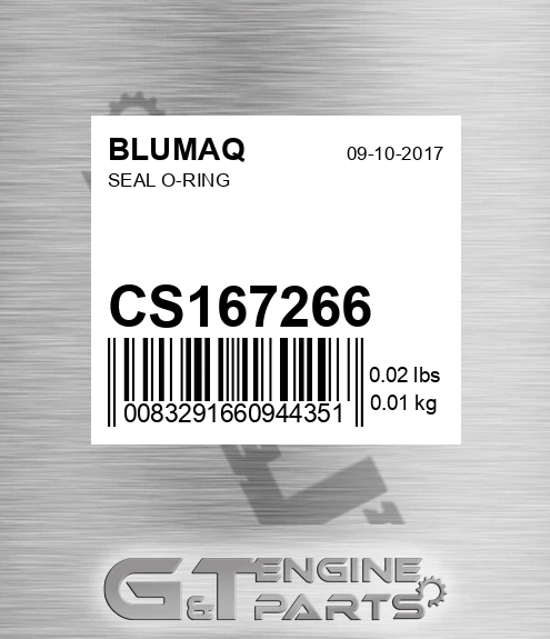 CS167266 BLUMAQ Seal O-ring