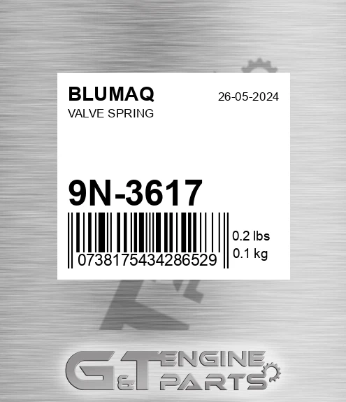9N-3617 Valve Spring for BLUMAQ