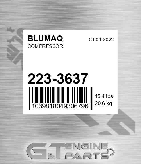 223-3637 Compressor