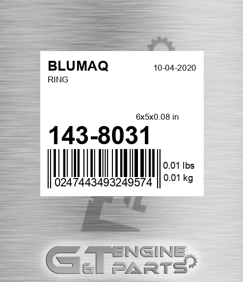 143-8031 Ring for BLUMAQ