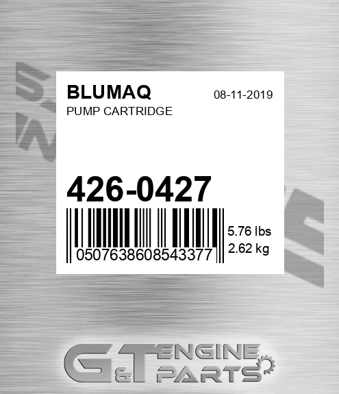426-0427 Pump Cartridge for BLUMAQ