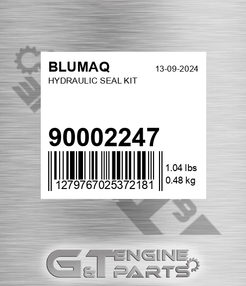 900.02247 Hydraulic Seal Kit for BLUMAQ