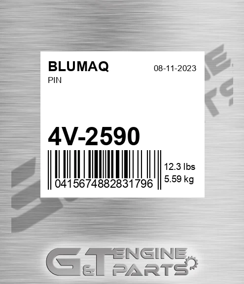 4V-2590 Pin for BLUMAQ