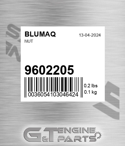 9602205 BLUMAQ Nut