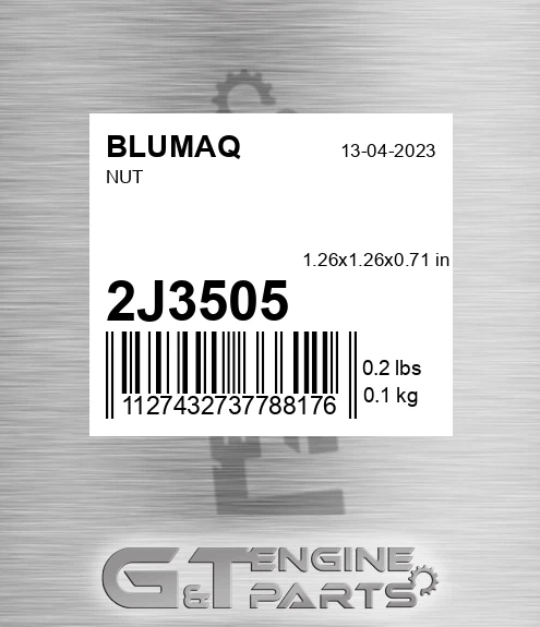 2J-3505 Nut