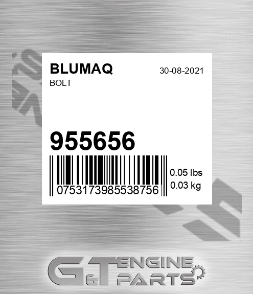 955656 BLUMAQ Bolt