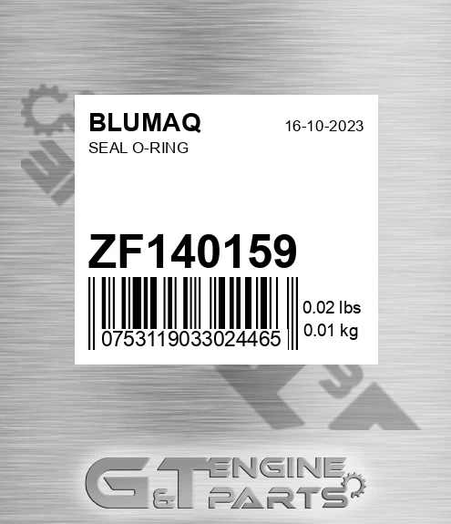 ZF140159 BLUMAQ Seal O-ring