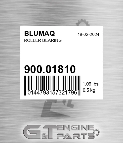 900.01810 Roller Bearing for BLUMAQ